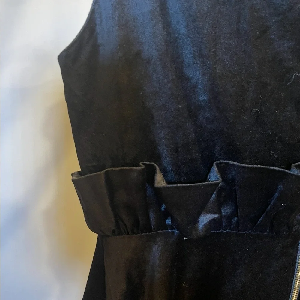 Elegant Black Queen Bee Ruffle Shift Dress Ted Baker NWT - Picture 13 of 16